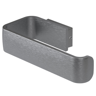 Haceka Aline Porte-rouleau de papier toilette aluminium gris brossé