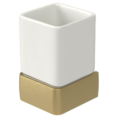 Haceka Aline Porte-verre aluminium Or brossé