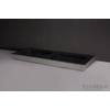 Forzalaqua Palermo wastafel - 140.5x51.5x9cm - 2 kraangaten - gefrijnd hardsteen (antraciet) SW67823