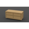 Forzalaqua Gela onderkast 120X51X50cm met 4 lades greeploos Oyster massief eiken SW66975 Forzalaqua Gela onderkast 120X51X50cm met 4 lades greeploos Oyster massief eiken SW66975