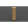 Forzalaqua Gela Armoire mi-haute 40x35x80cm sans poignées 1 porte Smoke chêne massif SW67031 Forzalaqua Gela Armoire mi-haute 40x35x80cm sans poignées 1 porte Smoke chêne massif SW67031