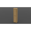 Forzalaqua Gela Armoire colonne 40x35x160cm sans poignées 2 portes Silver grey chêne massif SW67042 Forzalaqua Gela Armoire colonne 40x35x160cm sans poignées 2 portes Silver grey chêne massif SW67042