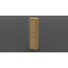 Forzalaqua Gela Armoire colonne 40x35x130cm sans poignées 2 portes 1 tiroir Charcoal chêne massif SW67051 Forzalaqua Gela Armoire colonne 40x35x130cm sans poignées 2 portes 1 tiroir Charcoal chêne massif SW67051