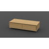 Forzalaqua Todi onderkast 80X51X25cm met 2 lades greeploos Smoke massief eiken SW67421 Forzalaqua Todi onderkast 80X51X25cm met 2 lades greeploos Smoke massief eiken SW67421