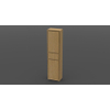 Forzalaqua Todi Armoire colonne haute 40x35x130cm sans poignées 2 portes avec 1 tiroir Charcoal chêne massif SW67513 Forzalaqua Todi Armoire colonne haute 40x35x130cm sans poignées 2 portes avec 1 tiroir Charcoal chêne massif SW67513