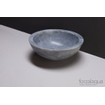 Forzalaqua Roma waskom 40x40x15cm Rond Natuursteen Cloudy marmer gezoet SHOWROOMMODEL SHOW24598