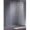 Royal Plaza Barra Porte pivotante 8900cm avec paroi fixe, profilé chrome et verre clair avec Clean Coating GA13233 Royal Plaza Barra Porte pivotante 8900cm avec paroi fixe, profilé chrome et verre clair avec Clean Coating GA13233