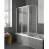 Kermi Vario 2000 badklapwand 3 delig 140x140cm matzilver parel 0985341 Kermi Vario 2000 badklapwand 3 delig 140x140cm matzilver parel 0985341