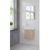 Bruynzeel Doro Fonteinmeubelset 50x61x25cm met spiegel bardolino GA54112 Bruynzeel Doro Fonteinmeubelset 50x61x25cm met spiegel bardolino GA54112