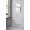 Bruynzeel Doro Fonteinmeubelset 50x61x25cm met spiegel glans wit GA60242 Bruynzeel Doro Fonteinmeubelset 50x61x25cm met spiegel glans wit GA60242