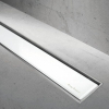 Easydrain Compact taf modulo design douchegoot 90cm met rooster en waterslot 30mm wit glas rvs geborsteld GA36493 Easydrain Compact taf modulo design douchegoot 90cm met rooster en waterslot 30mm wit glas rvs geborsteld GA36493