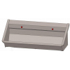 Intersan Sanilav wasgoot 120cm 2 personen met 2 kraangaten inox 304 GA32543