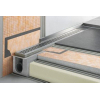 Schluter Kerdi line h douchegoot 80cm afvoer horizontaal dn50 rvs SW31880 Schluter Kerdi line h douchegoot 80cm afvoer horizontaal dn50 rvs SW31880