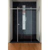 Sfa Kinestyle nis schuifdeur 100x200 met vast paneel helder glas SW30600 Sfa Kinestyle nis schuifdeur 100x200 met vast paneel helder glas SW30600