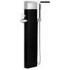 Dornbracht Mem Robinet de baignoire sur pied avec bec cascade et garniture de douche Platine noir SW87436 Dornbracht Mem Robinet de baignoire sur pied avec bec cascade et garniture de douche Platine noir SW87436
