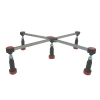 De Beer 5-poots onderstel / verstelbaar 85-125 mm Tweedekans OUT3376