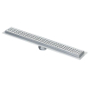 Caniveau Van Den Berg Premium line 100cm avec évacuation latérale en inox GA48009