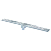 Van Den Berg afvoergoot 100cm met flens onderafvoer 50mm RVS GA83427 Van Den Berg afvoergoot 100cm met flens onderafvoer 50mm RVS GA83427