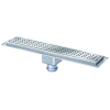 Van Den Berg afvoergoot 50cm met flens onderafvoer 50mm RVS GA83422 Van Den Berg afvoergoot 50cm met flens onderafvoer 50mm RVS GA83422