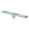 Van Den Berg afvoergoot 70cm met flens onderafvoer 50mm RVS GA83424 Van Den Berg afvoergoot 70cm met flens onderafvoer 50mm RVS GA83424