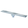 Van Den Berg afvoergoot 80cm met flens onderafvoer 50mm RVS GA83425 Van Den Berg afvoergoot 80cm met flens onderafvoer 50mm RVS GA83425