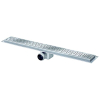 Van Den Berg afvoergoot 80cm met flens zijafvoer 50mm RVS GA83403 Van Den Berg afvoergoot 80cm met flens zijafvoer 50mm RVS GA83403