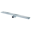 Van Den Berg afvoergoot 90cm met flens zijafvoer 50mm RVS GA83404 Van Den Berg afvoergoot 90cm met flens zijafvoer 50mm RVS GA83404