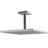 Hansa Hansaviva plafonddouche 25x25cm met plafondbevestiging verstelbaar 78 198cm chroom 0390228 Hansa Hansaviva plafonddouche 25x25cm met plafondbevestiging verstelbaar 78 198cm chroom 0390228