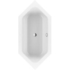 Villeroy & Boch Loop & Friends Square kunststof duobad acryl zeshoekig 205x90cm met hoekige binnenvorm zonder poten wit SW28670 Villeroy & Boch Loop & Friends Square kunststof duobad acryl zeshoekig 205x90cm met hoekige binnenvorm zonder poten wit SW28670