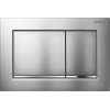 Geberit Omega30 bedieningplaat met dualflush frontbediening voor toilet/urinoir 21.2x14.2cm mat chroom 0700240 Geberit Omega30 bedieningplaat met dualflush frontbediening voor toilet/urinoir 21.2x14.2cm mat chroom 0700240
