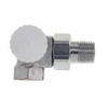 Heimeier V exact robinet d'arrêt de radiateur double angle gauche 3/8 nickelé GA66994