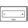 Viega Visign for style 12 bedieningsplaat lichtgrijs helder glas chr. GA63647 Viega Visign for style 12 bedieningsplaat lichtgrijs helder glas chr. GA63647