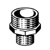 Viega Draadfitting verloopnippel 1/2x3/8 chroom GA81630 Viega Draadfitting verloopnippel 1/2x3/8 chroom GA81630