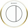 Geberit Type10 bedieningplaat met frontbediening voor toilet/urinoir 10x10cm wit / goud / wit GA16347 Geberit Type10 bedieningplaat met frontbediening voor toilet/urinoir 10x10cm wit / goud / wit GA16347