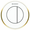 Geberit Type10 2 knops pneumatische inbouw drukker goud wit GA17461 Geberit Type10 2 knops pneumatische inbouw drukker goud wit GA17461