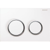 Geberit Omega20 bedieningplaat met dualflush frontbediening voor toilet/urinoir 21.2x14.2cm wit 0700237 Geberit Omega20 bedieningplaat met dualflush frontbediening voor toilet/urinoir 21.2x14.2cm wit 0700237