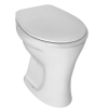 Ideal Standard WC au sol +6cm avec bride à chasse plate AO blanc 0180814