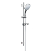 Ideal Standard Idealrain Cube glijstangset XL1 met doucheslang Idealflex 175cm handdouche 1 functie 90cm met zeepschaal chroom 0180337 Ideal Standard Idealrain Cube glijstangset XL1 met doucheslang Idealflex 175cm handdouche 1 functie 90cm met zeepschaal chroom 0180337