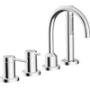 Hansa Designo afdekset 4 gats badrandcombinatie chroom GA98087 Hansa Designo afdekset 4 gats badrandcombinatie chroom GA98087