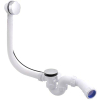 Walraven Mcalpine Ensemble vidage de baignoire - commande rotative - chromé GA49028