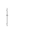 Hansgrohe Unica Glijstang Reno - 72 cm - hoogglans chroom 0452240