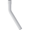 Geberit spoelbocht - met lijmmof - voor verlenging buis of bocht - 30x10cm - 44mm 45wit - alpien wit 0711153
