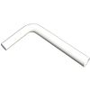 Wisa fall pipe bend 39x35cm white 0710181