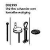 Pressalit uni jeu de charnières avec fixation basculante pour Delight et Calmo inox GA82118