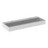 Bruynzeel Mino Composiet wastafel 100x10x38cm 2 kraangaten wit GA10241 Bruynzeel Mino Composiet wastafel 100x10x38cm 2 kraangaten wit GA10241