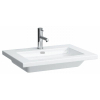 Laufen Living square meubelwastafel 65x48 cm 1 kraangat met overloop wit GA71881 Laufen Living square meubelwastafel 65x48 cm 1 kraangat met overloop wit GA71881