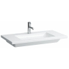 Laufen Living square meubelwastafel 90x48 cm 1 kraangat met overloop wit GA72816 Laufen Living square meubelwastafel 90x48 cm 1 kraangat met overloop wit GA72816
