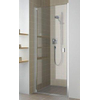 Kermi Raya draaideur links 80x200cm matzilver helder glas GA41251 Kermi Raya draaideur links 80x200cm matzilver helder glas GA41251