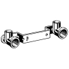 Viega Raccord à soudre plaque double murale 15 mm x R 1/2" bronze GA81847