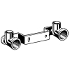 Viega Soldeerfitting montagebalk 12mm x r 3/8 brons GA81846 Viega Soldeerfitting montagebalk 12mm x r 3/8 brons GA81846
